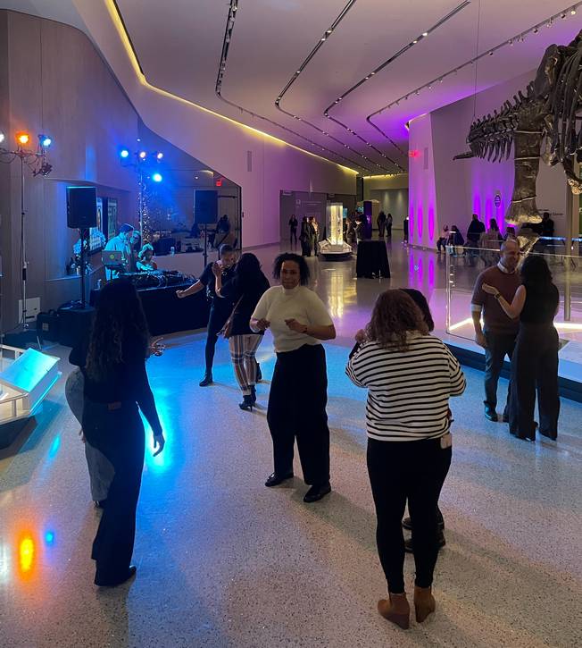 DJ Mick had the dance floor grooving all night long.